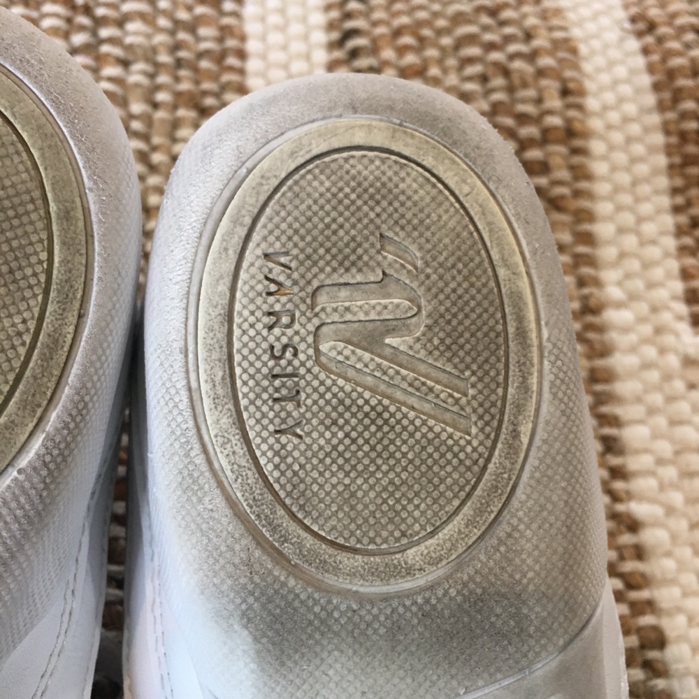 VARSITY cheer cheerleading tennis shoes school white athletics sports 8.5 - Picture 8 of 9